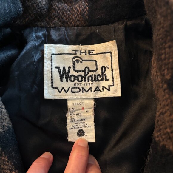 Vintage Woolrich Buffalo Plaid Bomber Jacket, size M - Picture 3 of 11